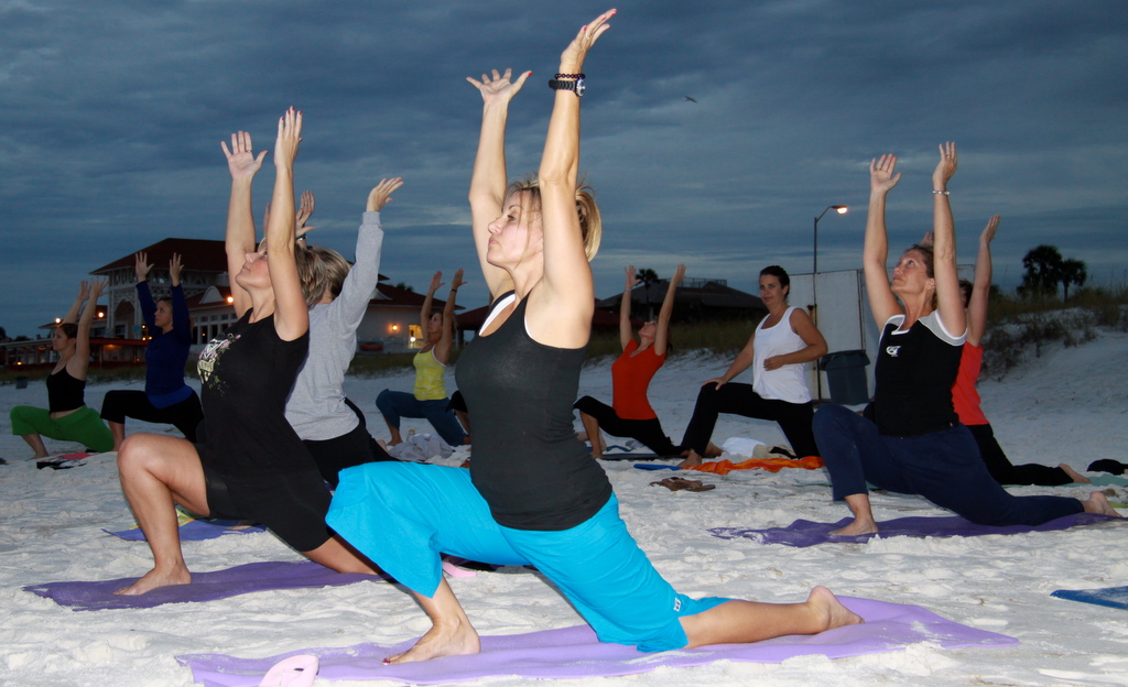 Destin Sunset Beach Yoga